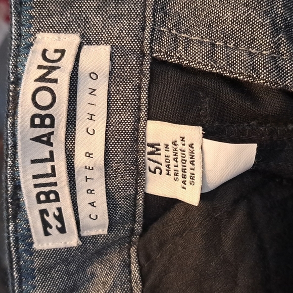 Billabong boys size 5 black chino EUC - Picture 6 of 8